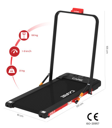 Loopband - 8km/u - CARE - JOG 8 - Gereviseerd