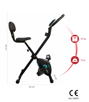 Opvouwbare hometrainer STRIALE SV-317-2