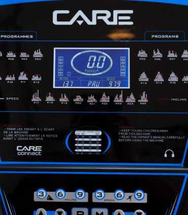 Tapis de course Connecté CARE - CT-5584-3 - 18km/h - Kinomap - FBA