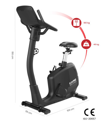 Self-powered fiets - PERFORMER TFT - CARE - connected ergometer