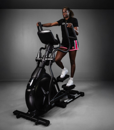 Vélo elliptique ELLIPTER FD LED auto-alimenté - CARE - ergomètre connecté