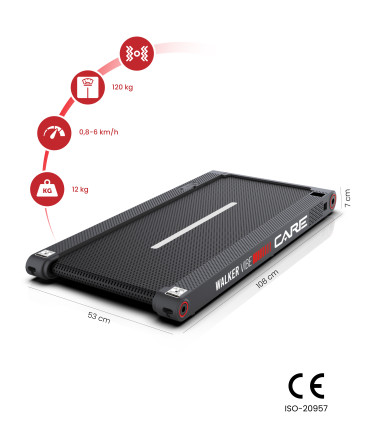 Tapis - CARE - WALKER VIBE - 6 km/h et vibrant