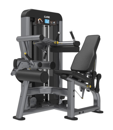 Machine Ischio-Jambiers PRO - CARE - Presse Leg Curl assis à charge guidée