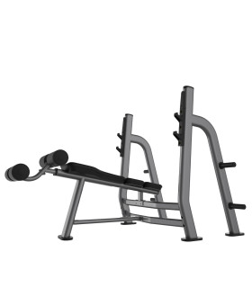 Banc musculation décliné PRO - CARE - Pectoraux à charge libre