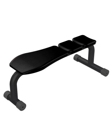 Banc Plat de musculation - CARE - Acier renforcé et sellerie confort