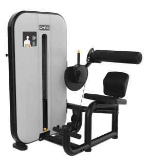 Machine Abdominaux PRO - CARE - Crunch assis à charge guidée