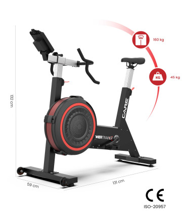 Pack Gamme AERO Premium - CARE - Rameur, Vélo & Ski Trainer à air
