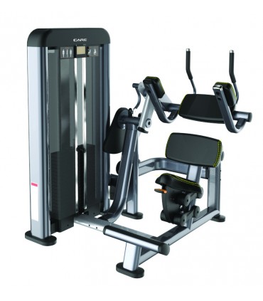 Zwarte Buikspierbank CARE PRESTIGE LINE