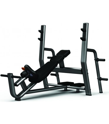 OLYMPISCHE SCHUINE BENCH PRESS Zwart CARE PRESTIGE LINE