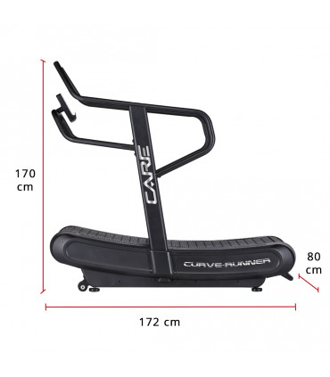 Gebogen loopband - CARE - CURVE-RUNNER