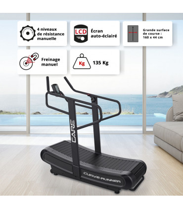 Gebogen loopband - CARE - CURVE-RUNNER