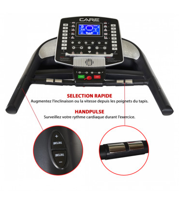 Tapis de course connecté - 22km/h - CARE - FAST RUNNER - Reconditionné
