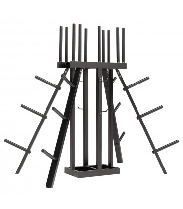 Presentoir pyramide pour disques barres et halteres - Accessoire
