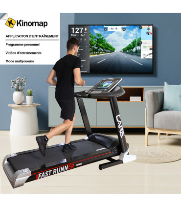 Tapis de course connecté - 22km/h - CARE - Fast Runner - KINOMAP - Reconditionné
