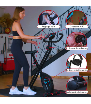 Opvouwbare hometrainer STRIALE SV-317