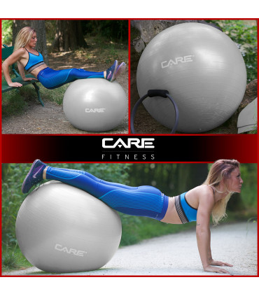 Gym Ball 55cm anti-burst met pomp - CARE