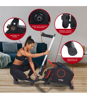 Rameur Mag-Clipper KS Connecté Kinomap - CARE