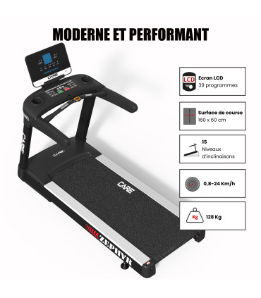 Professionele loopband - 24km/u - CARE - ZEPHYR