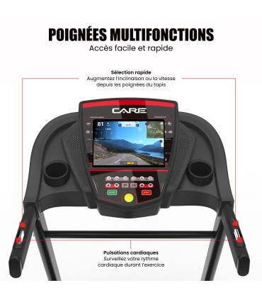 Tapis de course connecté - 18km/h - CARE -FBA- JOG RUNNER - KINOMAP