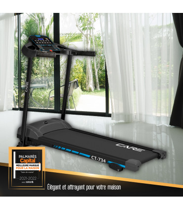 Tapis de course connecté - 14km/h - CARE - CT-734-2 FBA-DE - KINOMAP