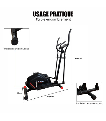 Vélo elliptique - ACTIVA 21 programmes