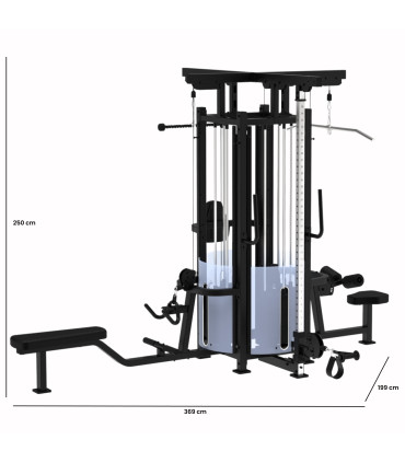 Presse de musculation - CARE - Tour 4 postes