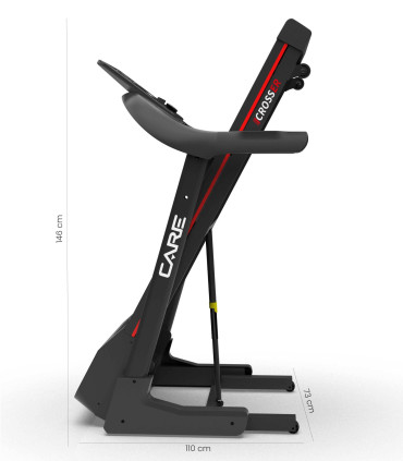 Tapis de course connecté - 18km/h - CARE - CROSSER - Reconditionné