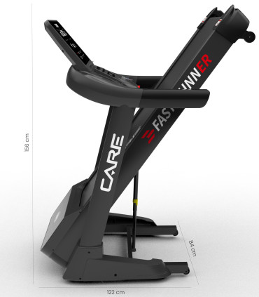 Tapis de course connecté 22 km/h - CARE - Fast Runner SP