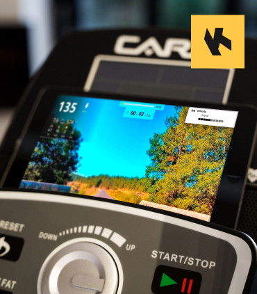 Zelfvoedende crosstrainer HELIS FD - CARE - connected ergometer