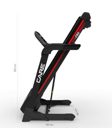 Tapis de course connecté - 20km/h - CARE - CT-750 - KINOMAP