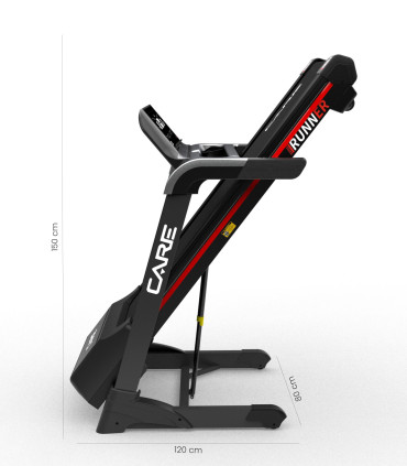 Tapis de course connecté - 20km/h - CARE - RUNNER - KINOMAP