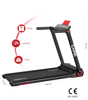 Loopband - 14km/u - CARE - JOG XP - Gereviseerd