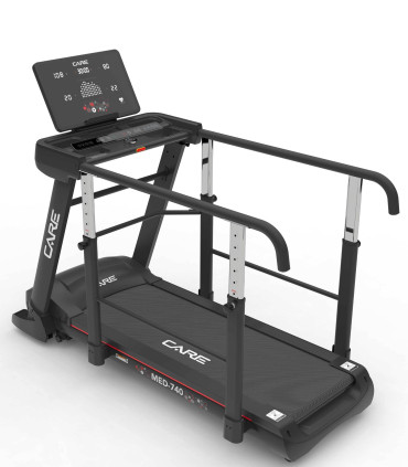 Tapis de course avec barres de maintien - 14km/h - MED-740 - MEDLINE