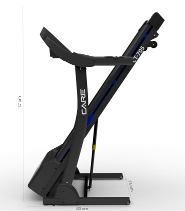 Verbonden loopband - 16km/u - CARE - CT-705-3 - Gereviseerd