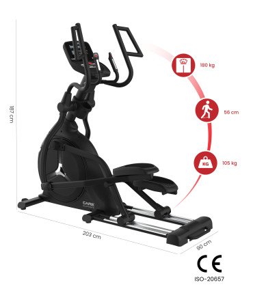 ELLIPTER FD LED zelfvoorzienende crosstrainer - CARE - verbonden ergometer