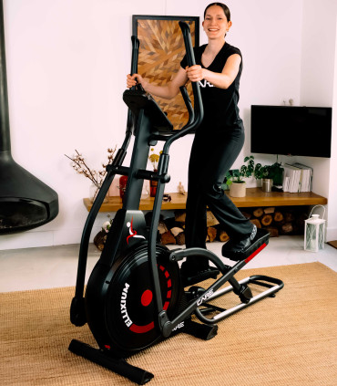 Vélo elliptique ELLIXIUM FD - CARE - pliable et connecté - Reconditionné